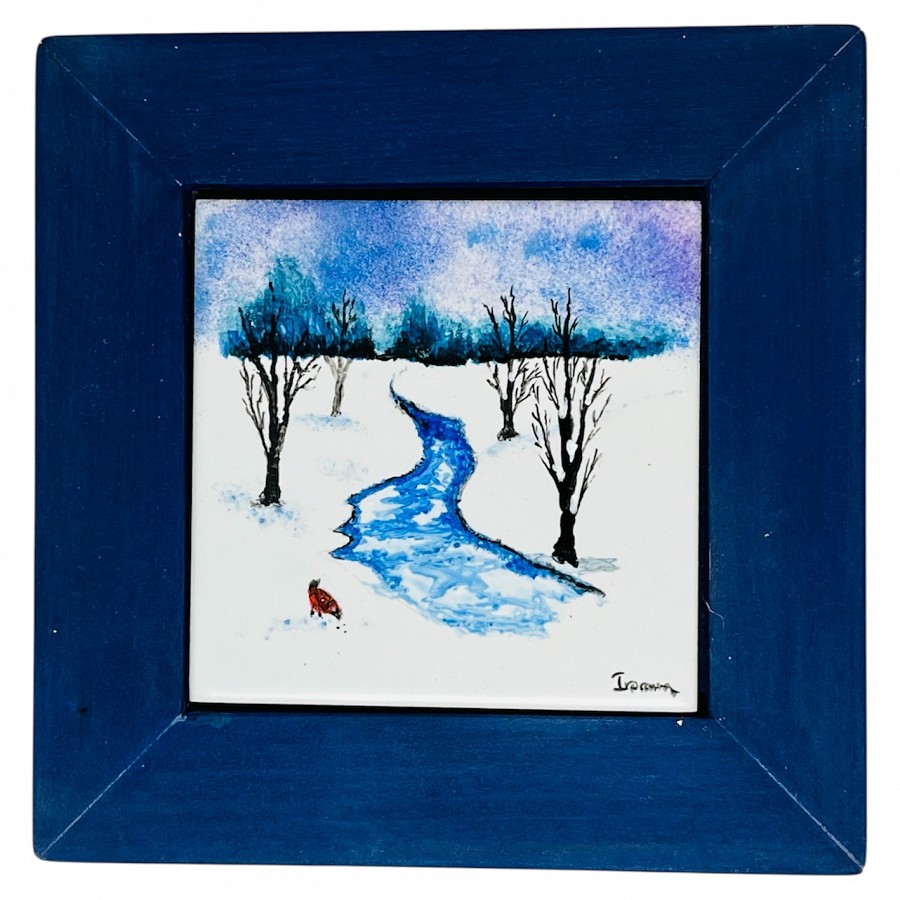 The river in the snow